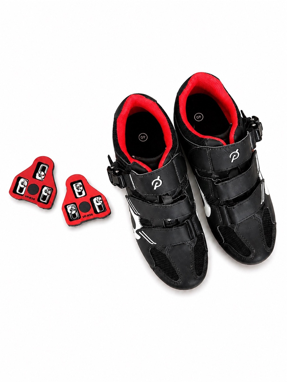 Peloton Cycling Shoes Women’s EU 40 US 9 Black Spin Shoes + NEW Cleats